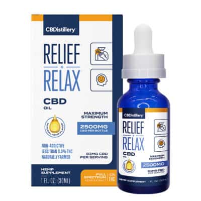 cbdistillery 2500mg full spectrum cbd