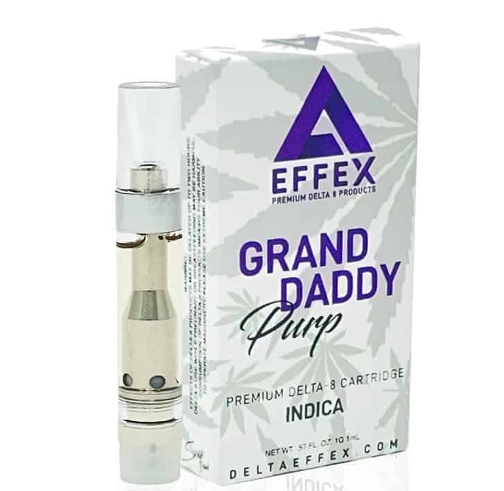 Delta Effex Granddaddy Purp Delta 8 THC Cartridge