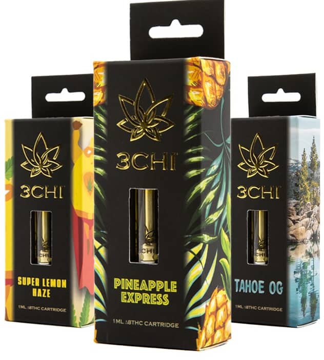 3Chi Delta 8 Vape Cartridge ~ Various Strains | CBD