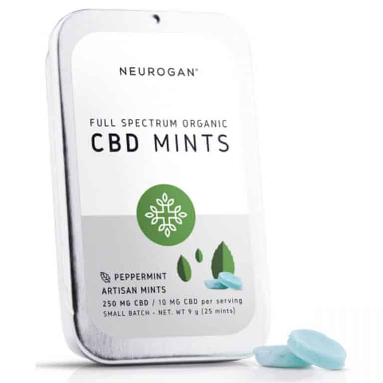 Neurogan Full Spectrum Mints 10mg Pocket Sized Element Earth CBD