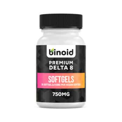 Strong Delta 8 THC Softgel Casules 750mg Potent