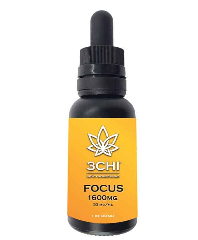 Teinture d'huile 3Chi Focus - 1600 mg avec Delta 8 THC