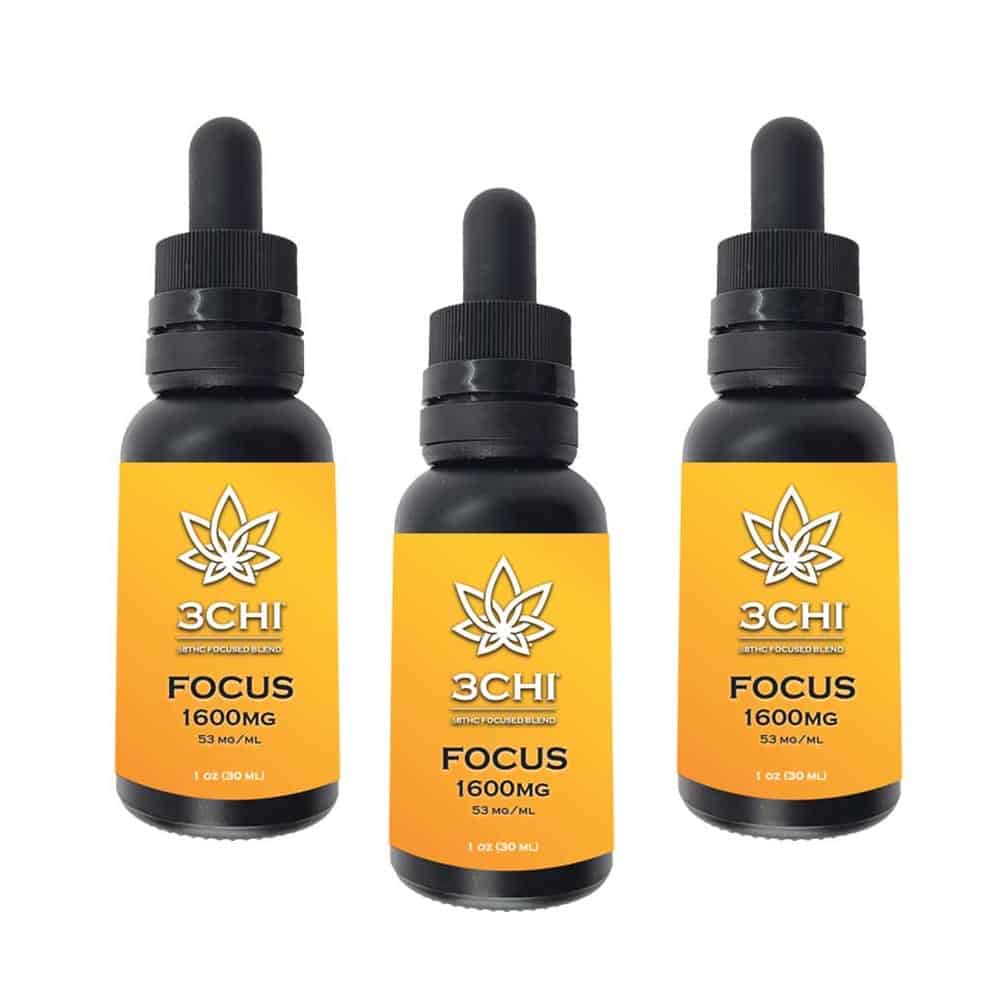 3Chi Focus Oil Tincture – 4800mg Triple Pack – Free Shipping