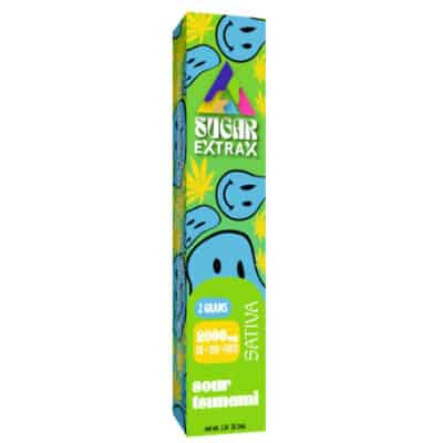 sugar extrax effex sour tsunami sativa vape 2 grams