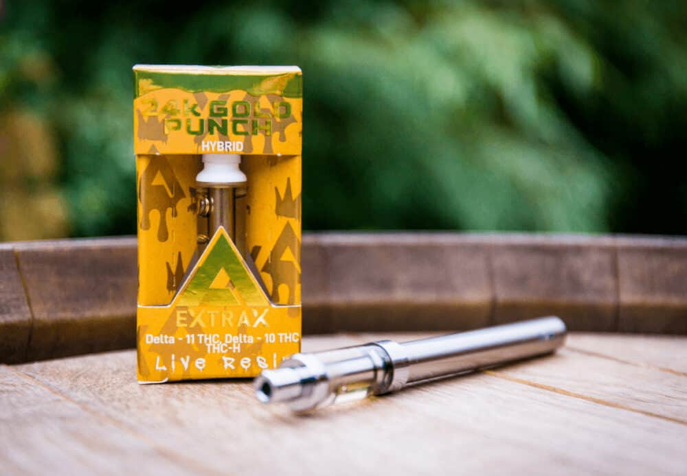 24k gold delta 11 vape cart 2 grams delta extrax