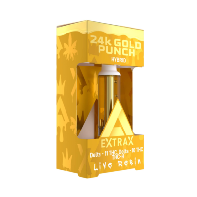 Delta Extrax 24k Delta 11 Vape Cart 2 Grams