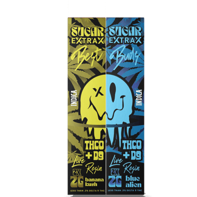 Sugar Best Budz Banana Kush Blue Alien 4 Gram Disposable