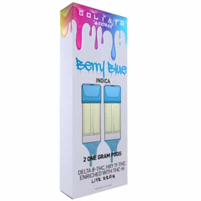 Delta Extrax Goliath Berry Blue Pods Indica