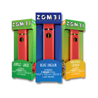 Zombi disposable 3 gram vape sticks