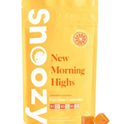 snoozy morning gummies thc cbd cbg